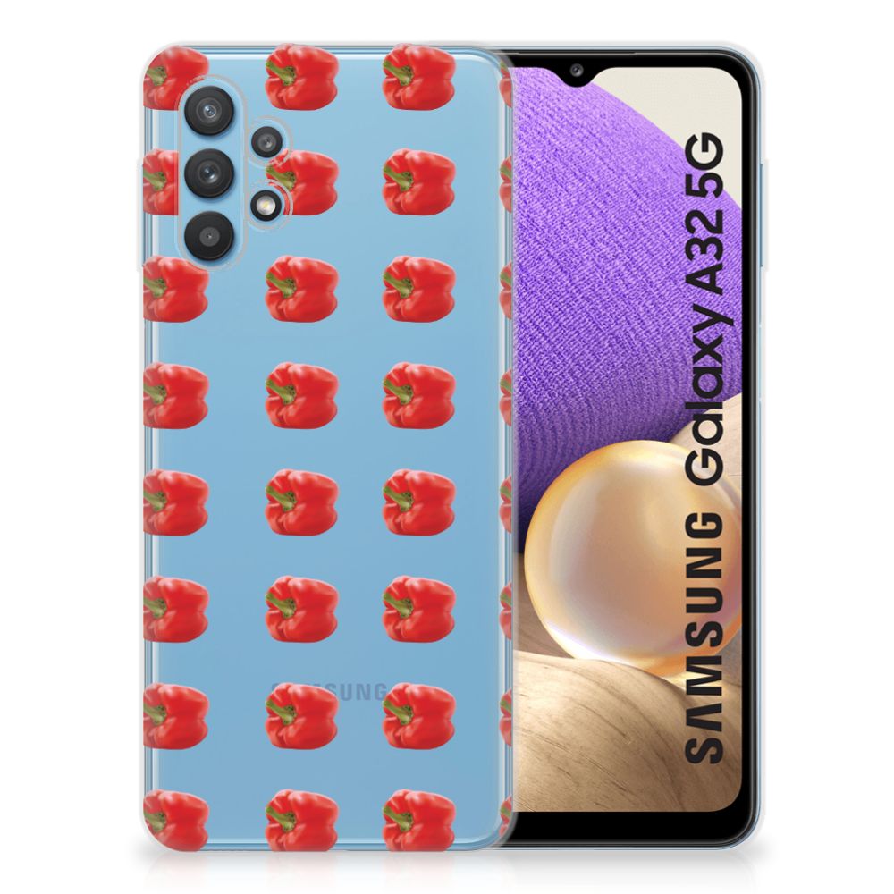 Samsung Galaxy A32 5G Siliconen Case Paprika Red B2C Telecom