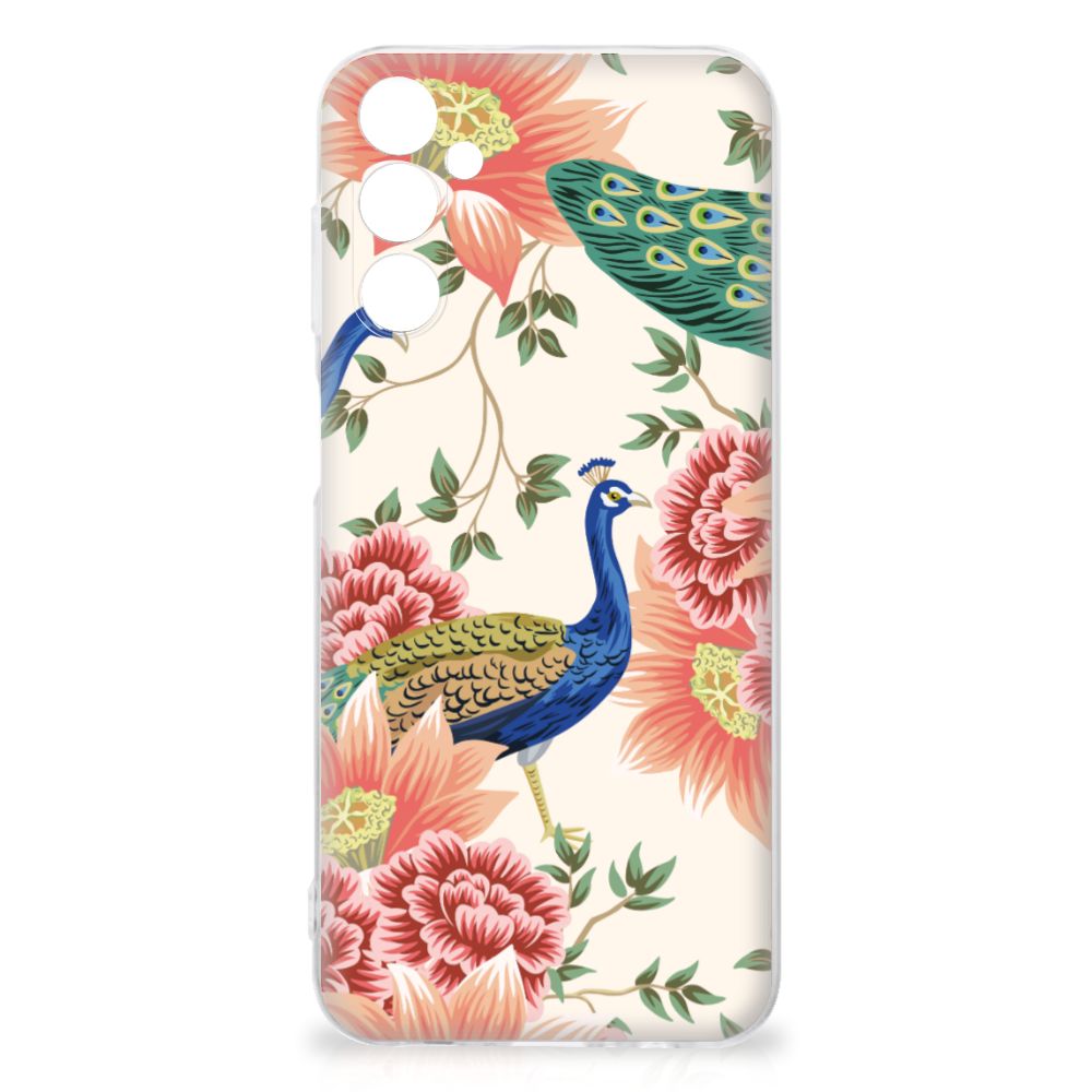 TPU Hoesje voor Samsung Galaxy M14 Pink Peacock