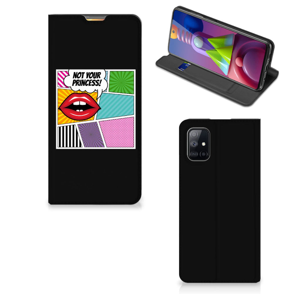 Samsung Galaxy M51 Hippe Standcase Popart Princess