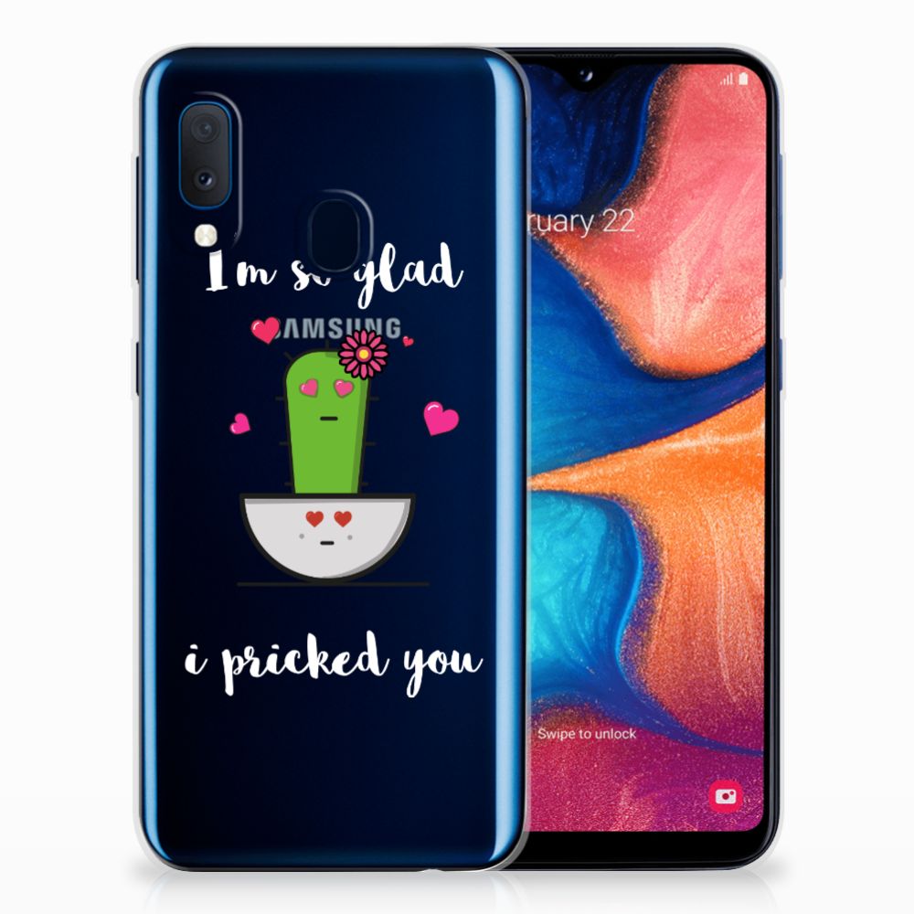 Samsung Galaxy A20e Telefoonhoesje met Naam Cactus Glad