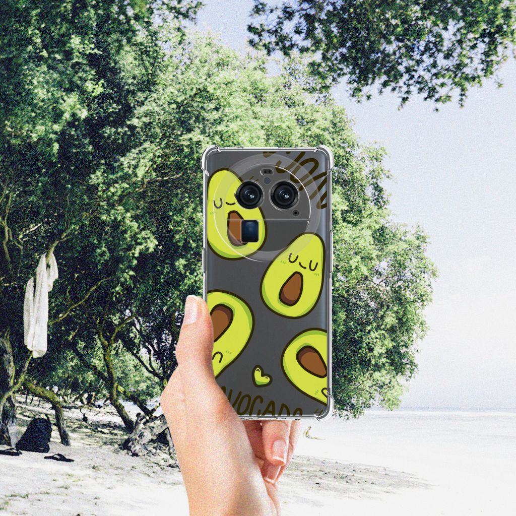 OPPO Find X6 Pro Stevig Bumper Hoesje Avocado Singing B2C Telecom