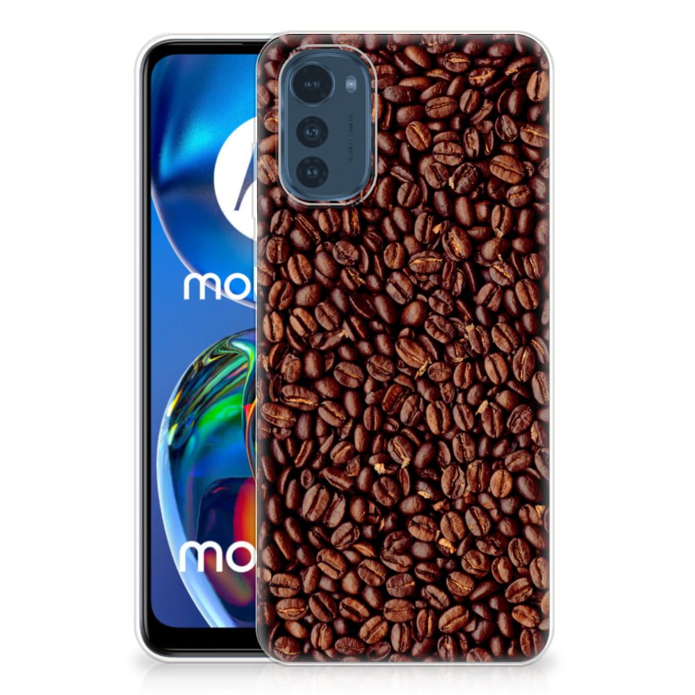 Motorola Moto E32/E32s Siliconen Case Koffiebonen B2C Telecom