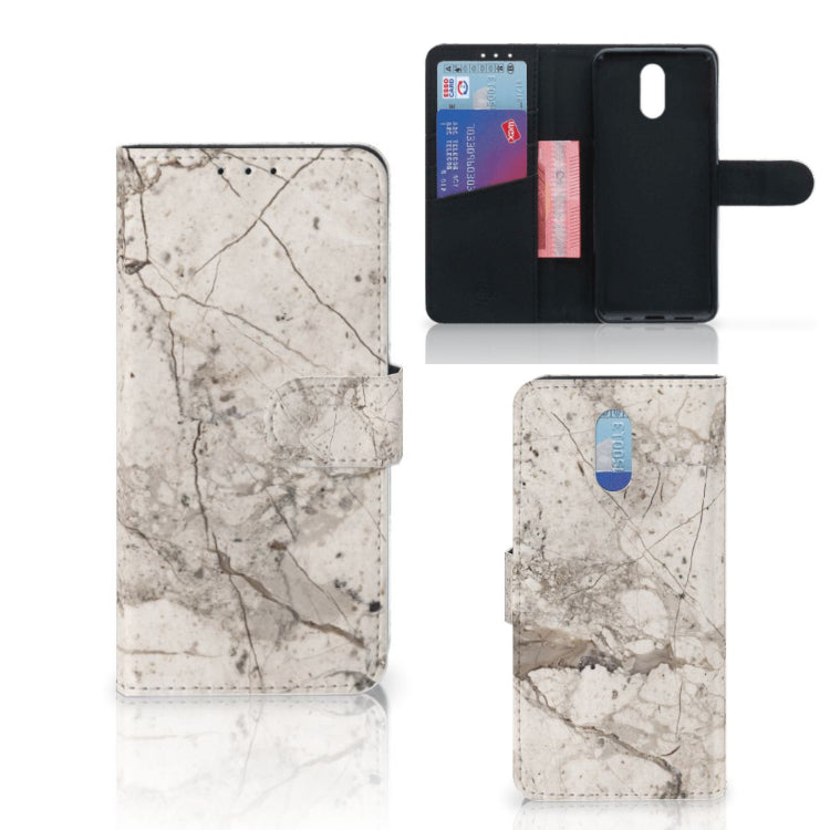 Nokia 2.3 Bookcase Marmer Beige