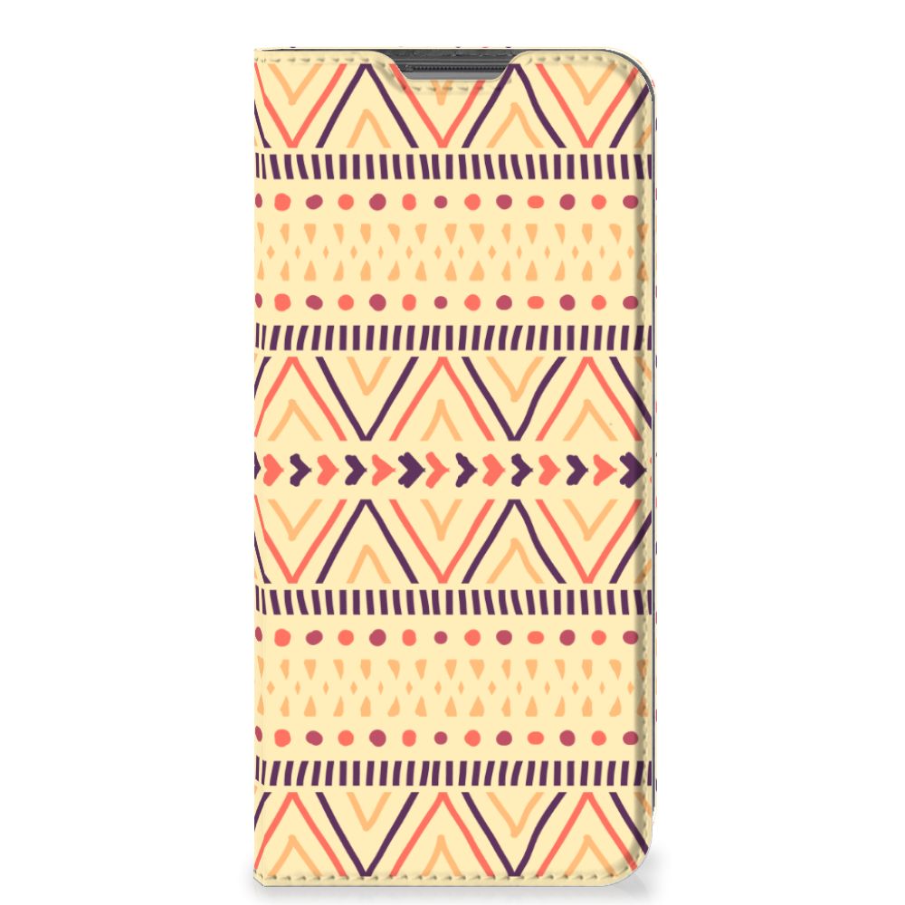 OPPO A96 | A76 Hoesje met Magneet Aztec Yellow - B2C Telecom