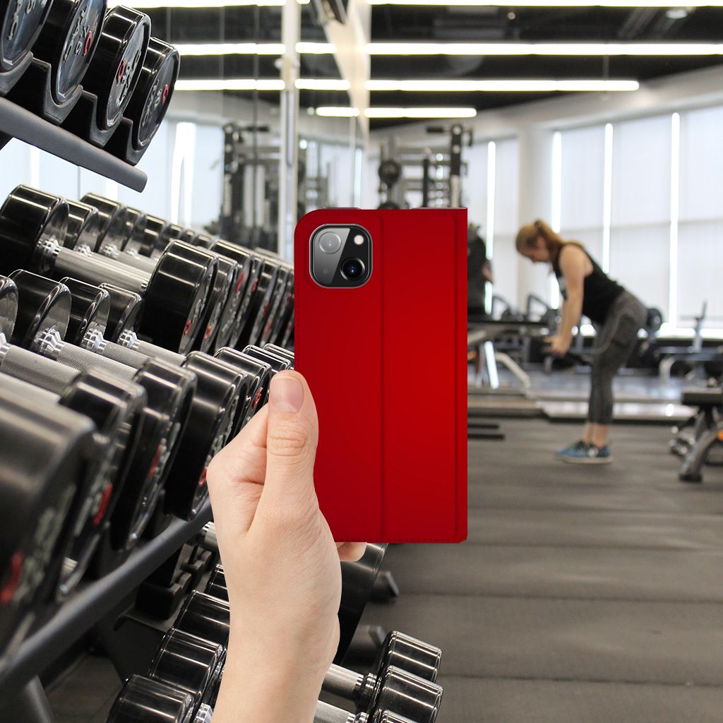 Apple iPhone 14 Plus Hippe Standcase Liefde - Origineel Romantisch Cadeau
