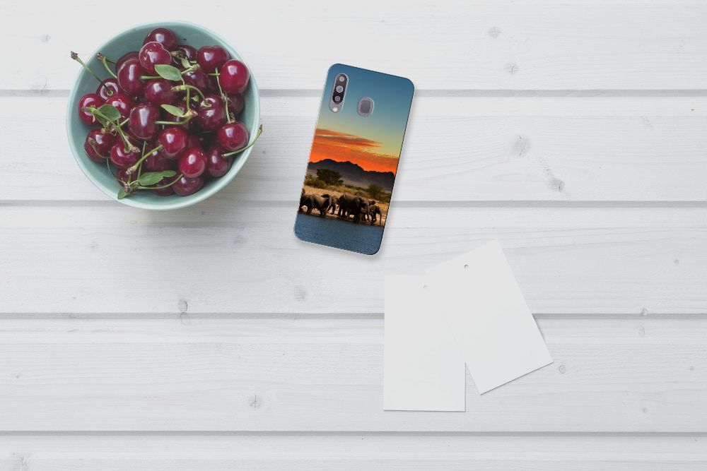 Samsung Galaxy M30 TPU Hoesje Olifanten