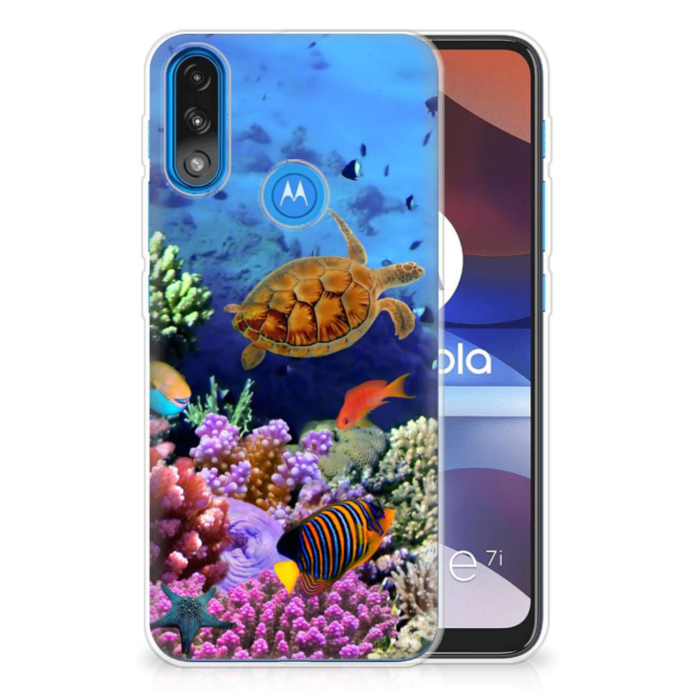Motorola Moto E7/E7i Power TPU Hoesje Vissen