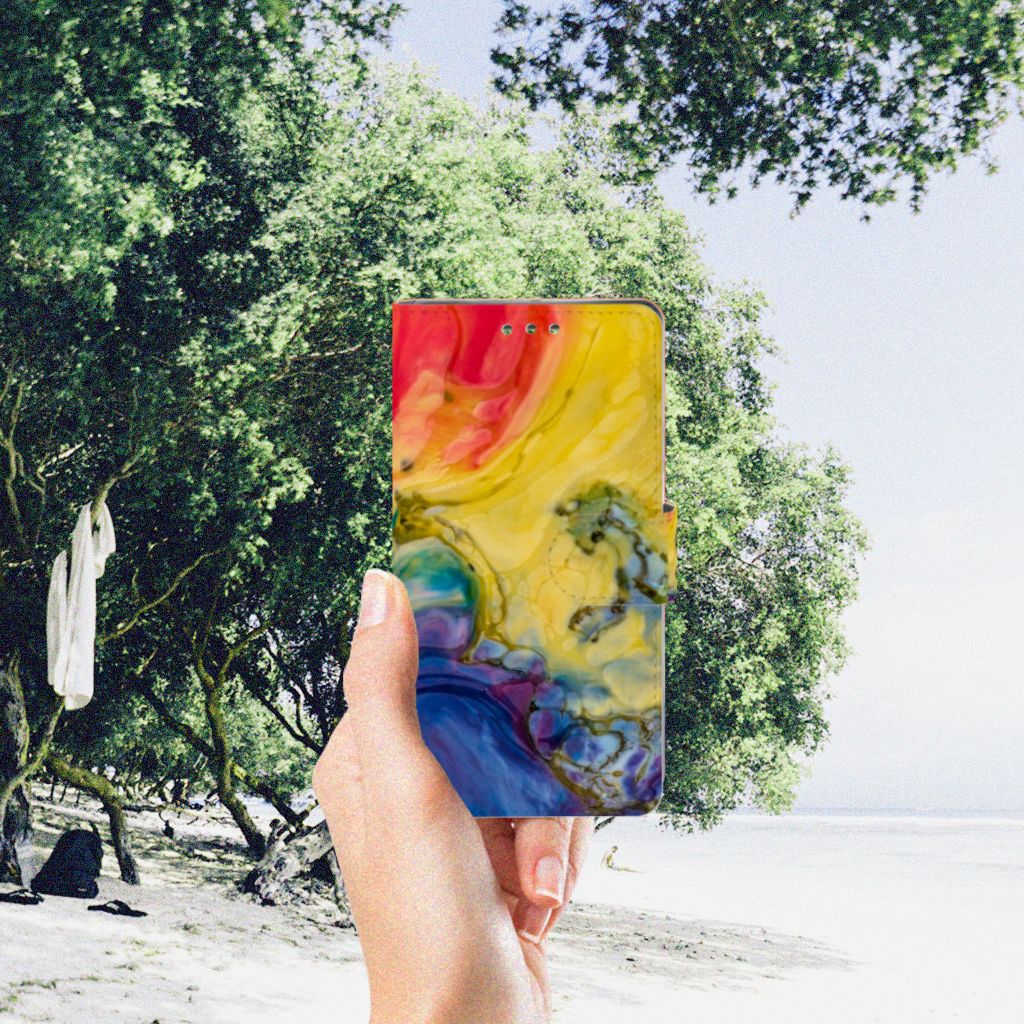 Hoesje Sony Xperia XZ1 Watercolor Dark