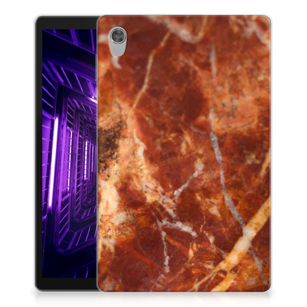 Lenovo Tab M10 HD (2de generatie) Tablet Back Cover Marmer Bruin