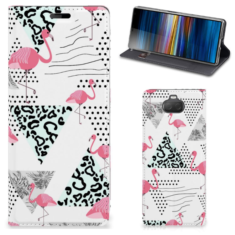 Sony Xperia 10 Hoesje maken Flamingo Triangle