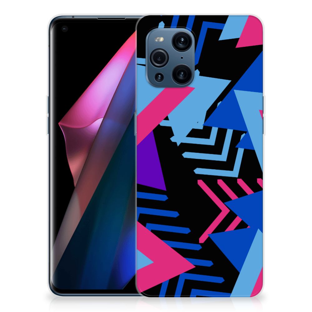 OPPO Find X3 | X3 Pro TPU Hoesje Funky Triangle B2C Telecom
