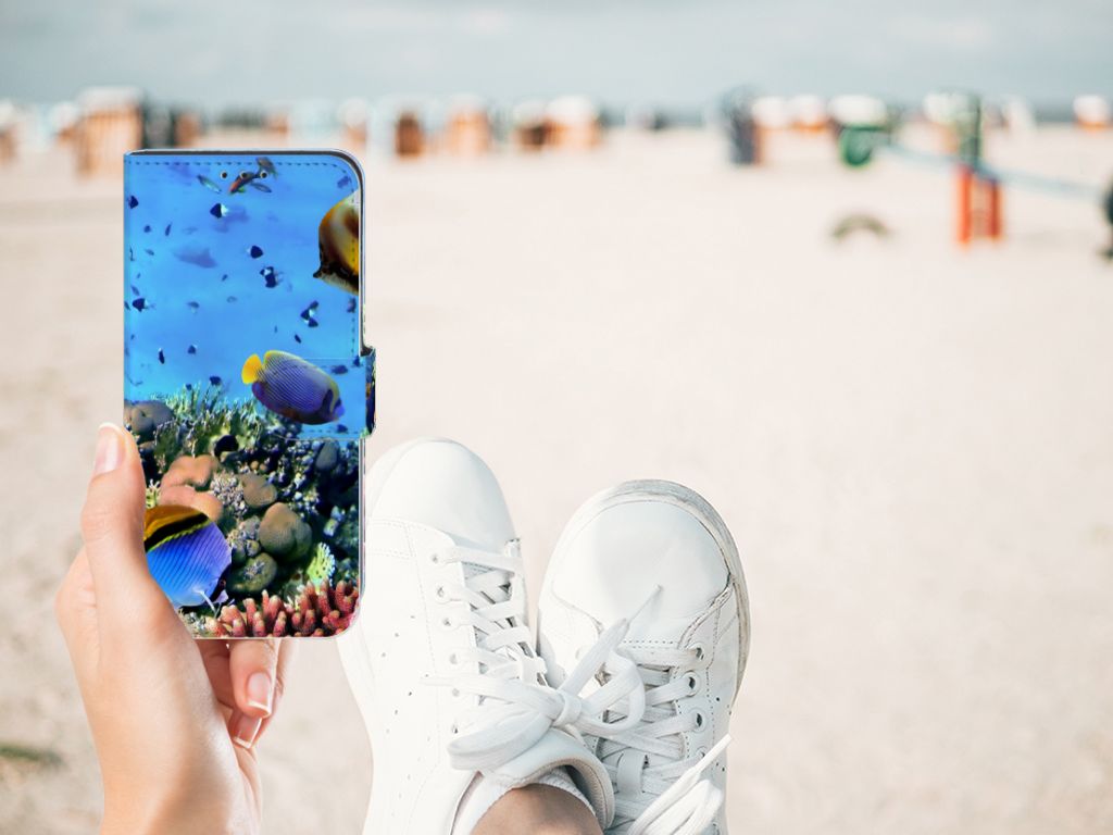 Samsung Galaxy M10 Telefoonhoesje met Pasjes Vissen
