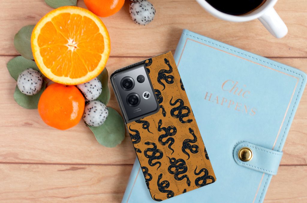 Hoesje maken voor OPPO Reno8 Pro Snakes - B2C Telecom