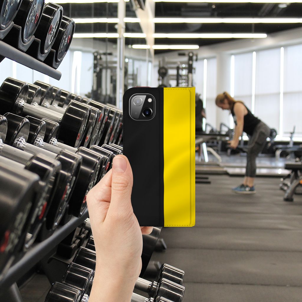 Apple iPhone 14 Plus Standcase Belgische Vlag