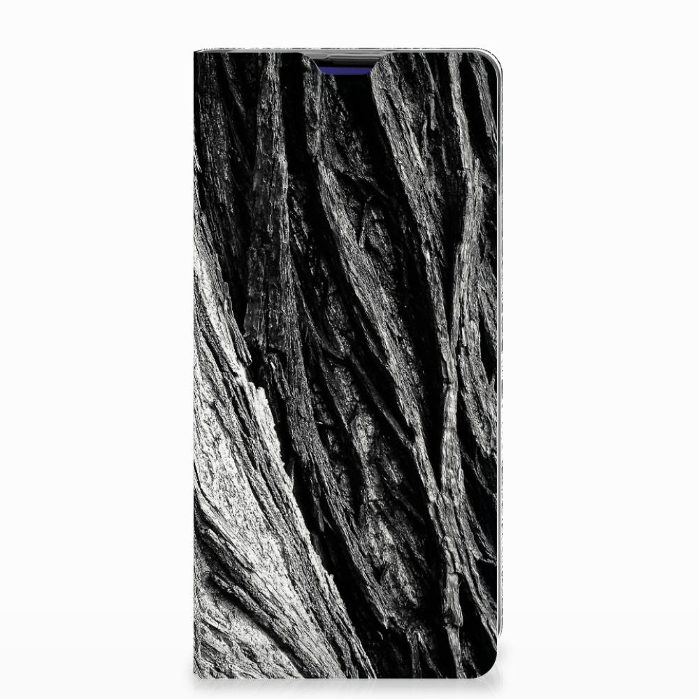 Book Wallet Case Samsung Galaxy S10 Plus Boomschors Grijs