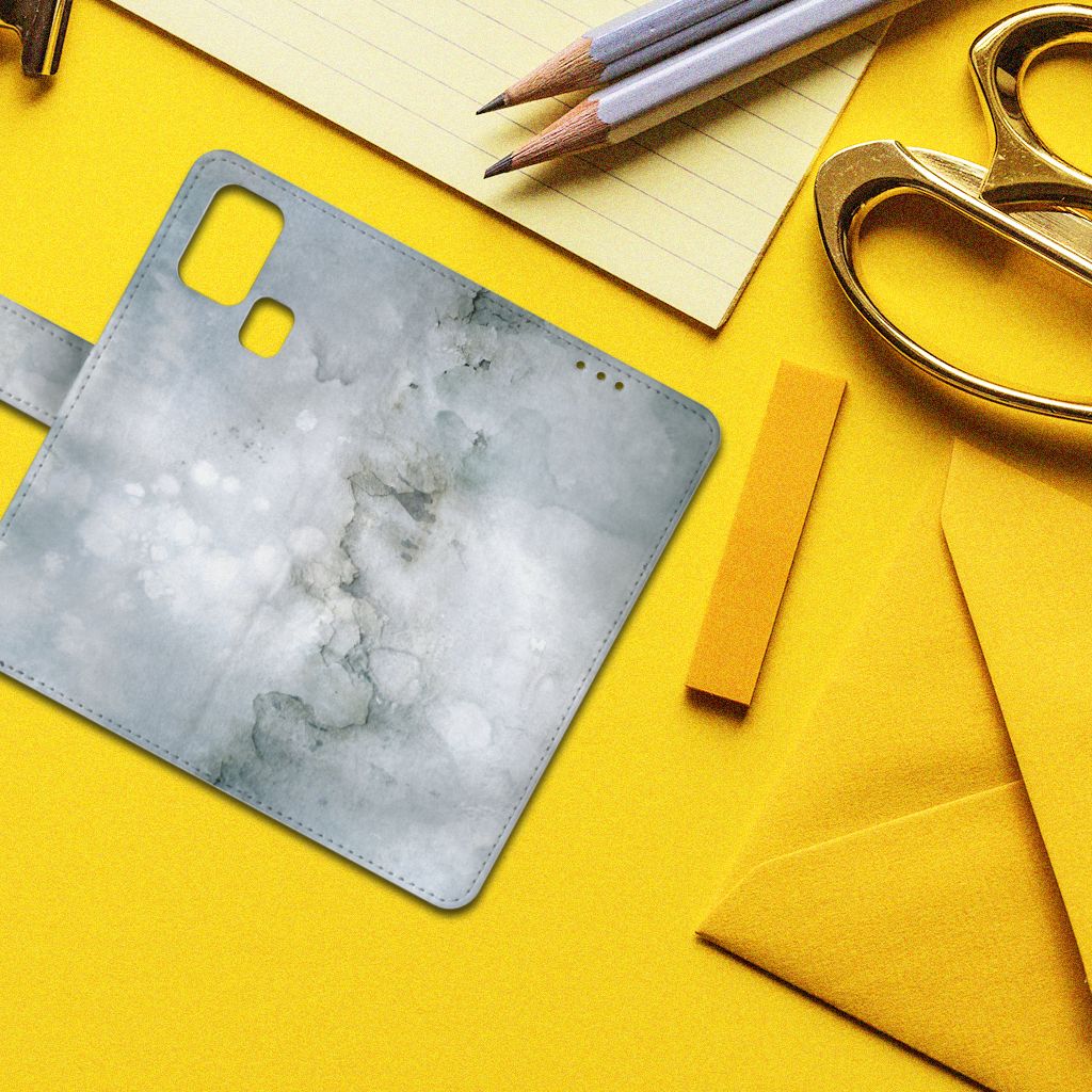 Hoesje Samsung Galaxy M31 Painting Grey