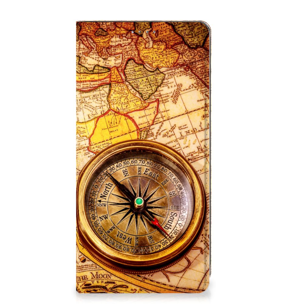 OPPO A57 | A57s | A77 4G Book Cover Kompas - B2C Telecom