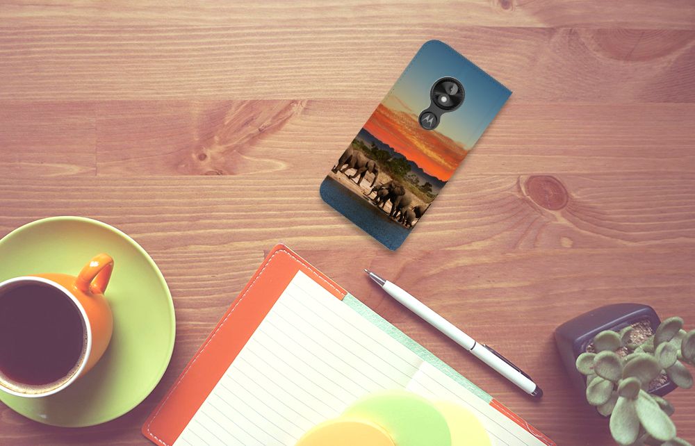 Motorola Moto E5 Play Hoesje maken Olifanten