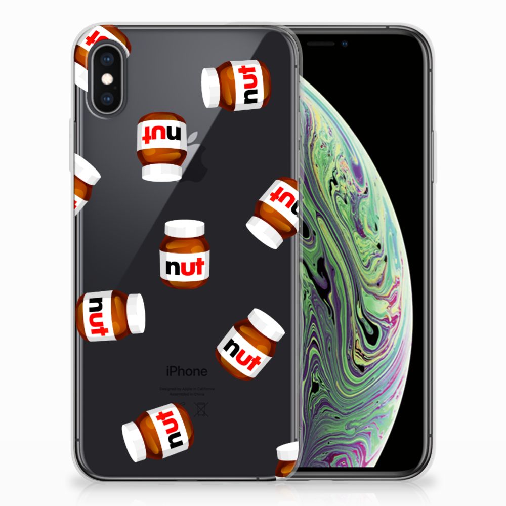 Apple iPhone Xs Max Siliconen Case Nut Jar