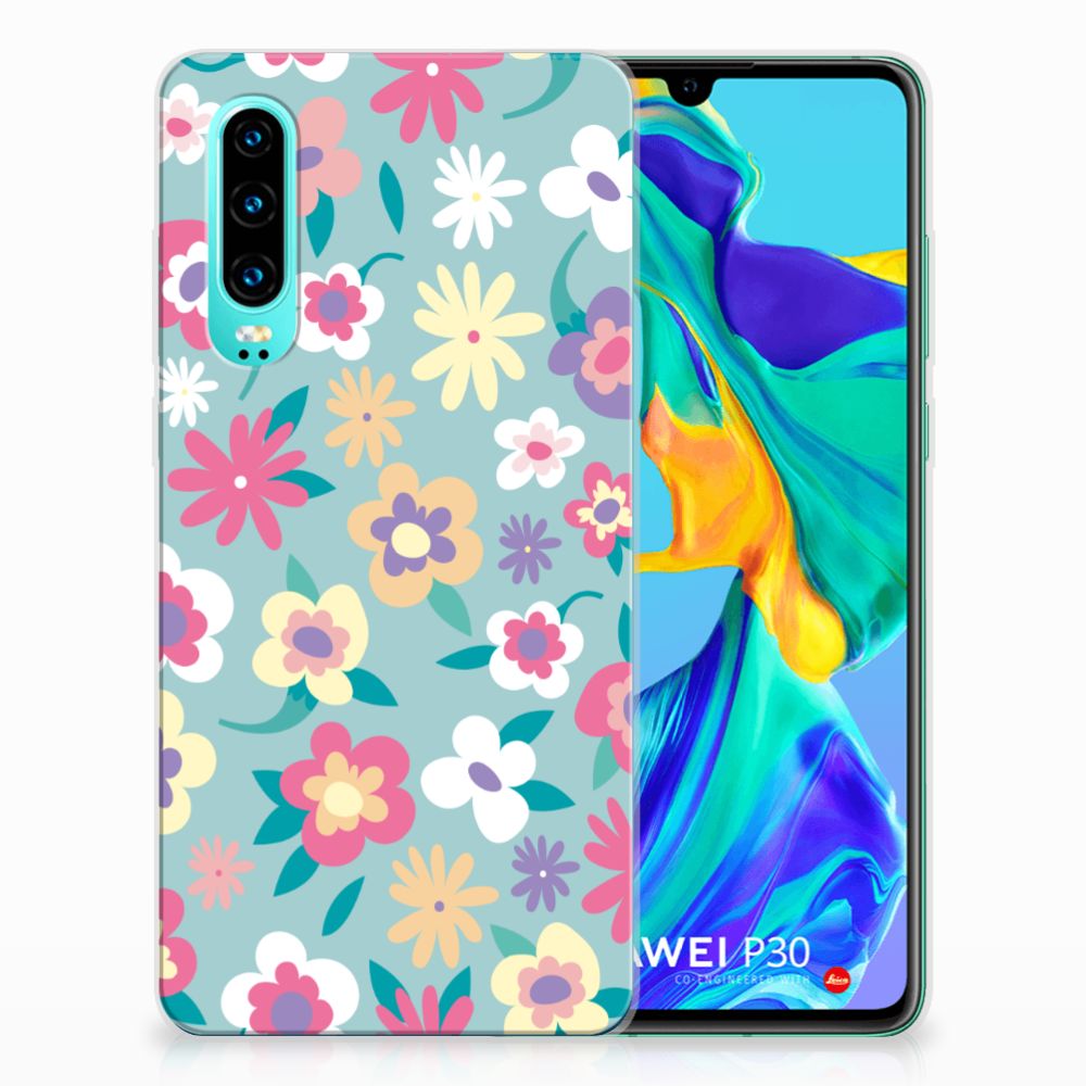 Huawei P30 TPU Case Flower Power