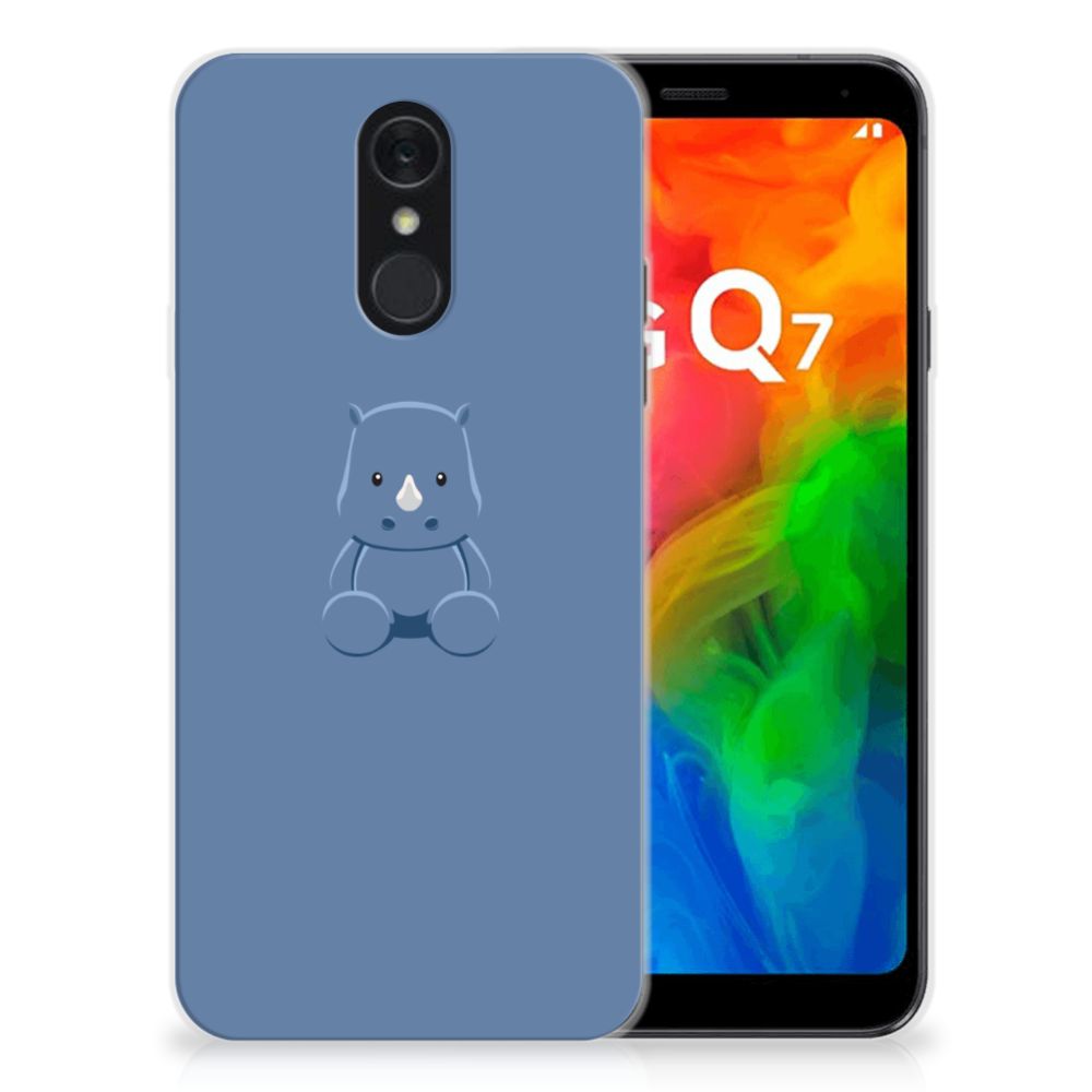LG Q7 Telefoonhoesje met Naam Baby Rhino