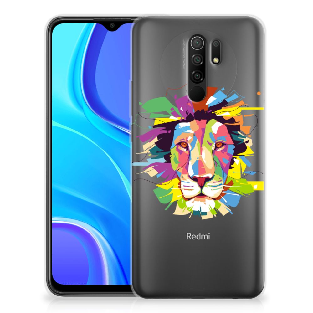 Xiaomi Redmi 9 Telefoonhoesje met Naam Lion Color B2C Telecom