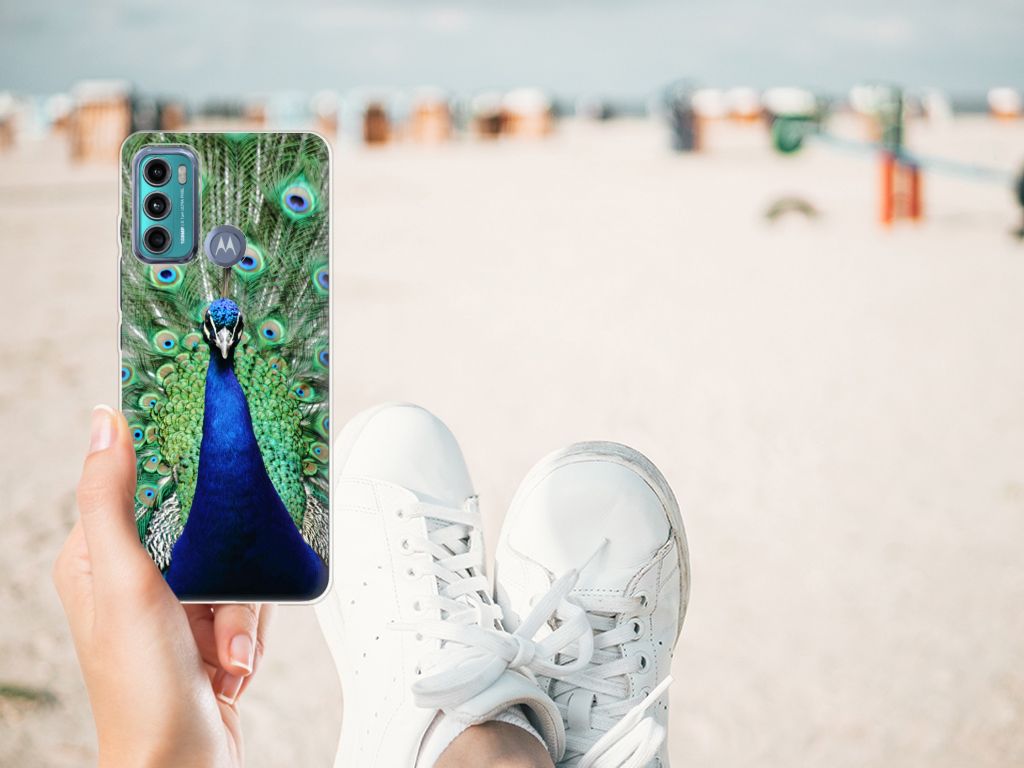 Motorola Moto G60 TPU Hoesje Pauw