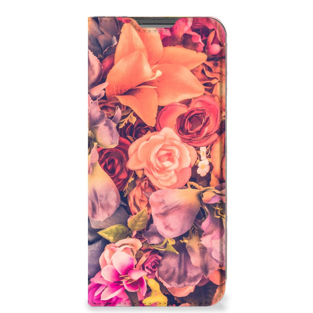 OPPO A96 | A76 Smart Cover Bosje Bloemen - B2C Telecom