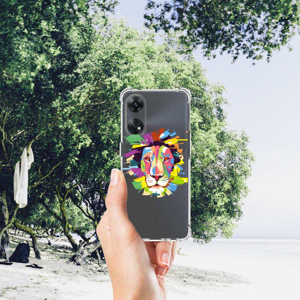 OPPO Reno8 T 4G Stevig Bumper Hoesje Lion Color B2C Telecom