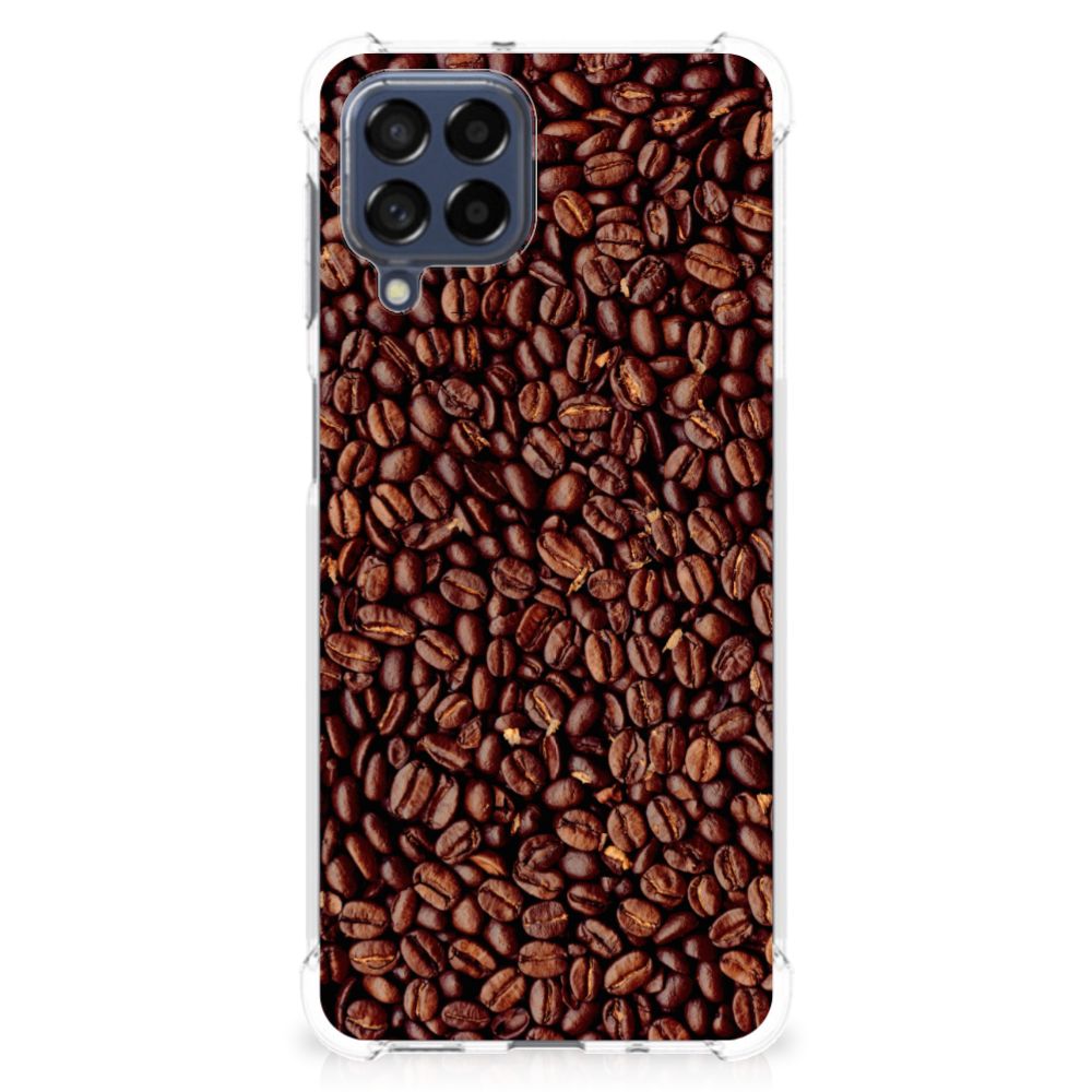 Samsung Galaxy M53 Beschermhoes Koffiebonen B2C Telecom