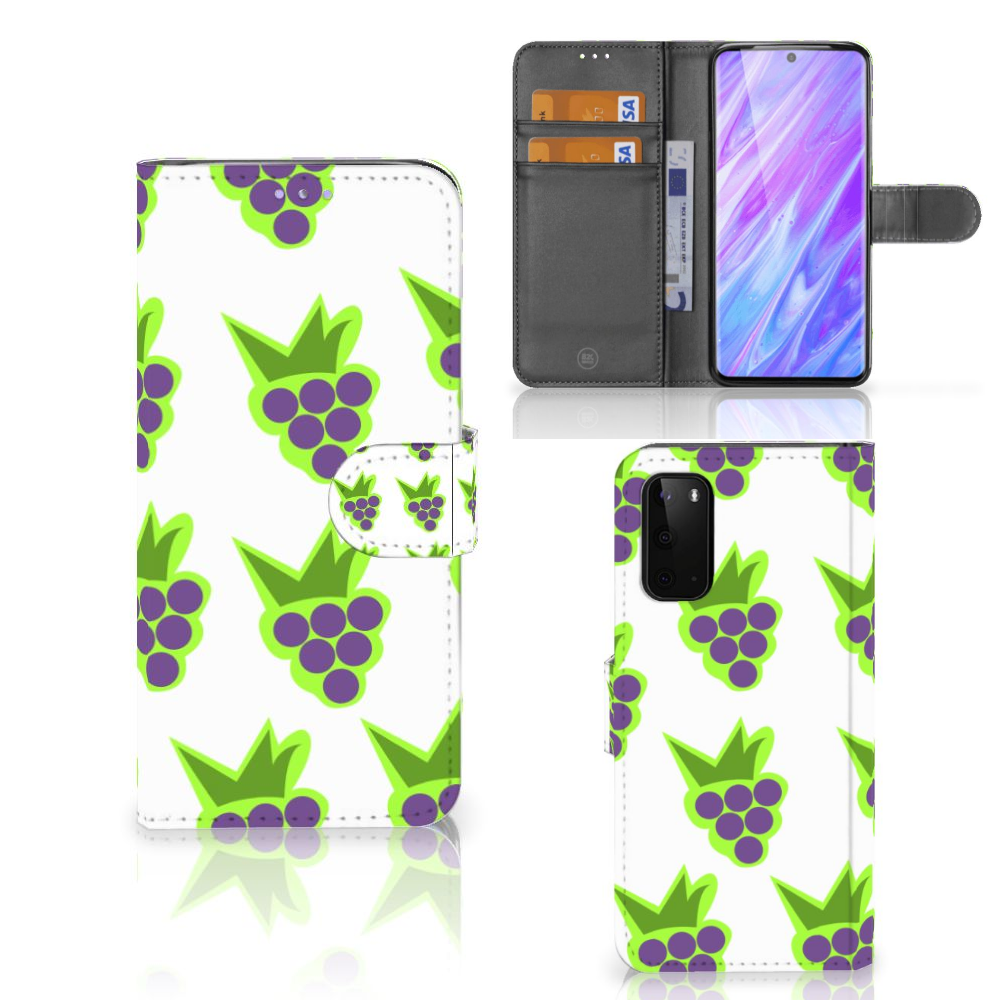 Samsung Galaxy S20 Book Cover Druiven