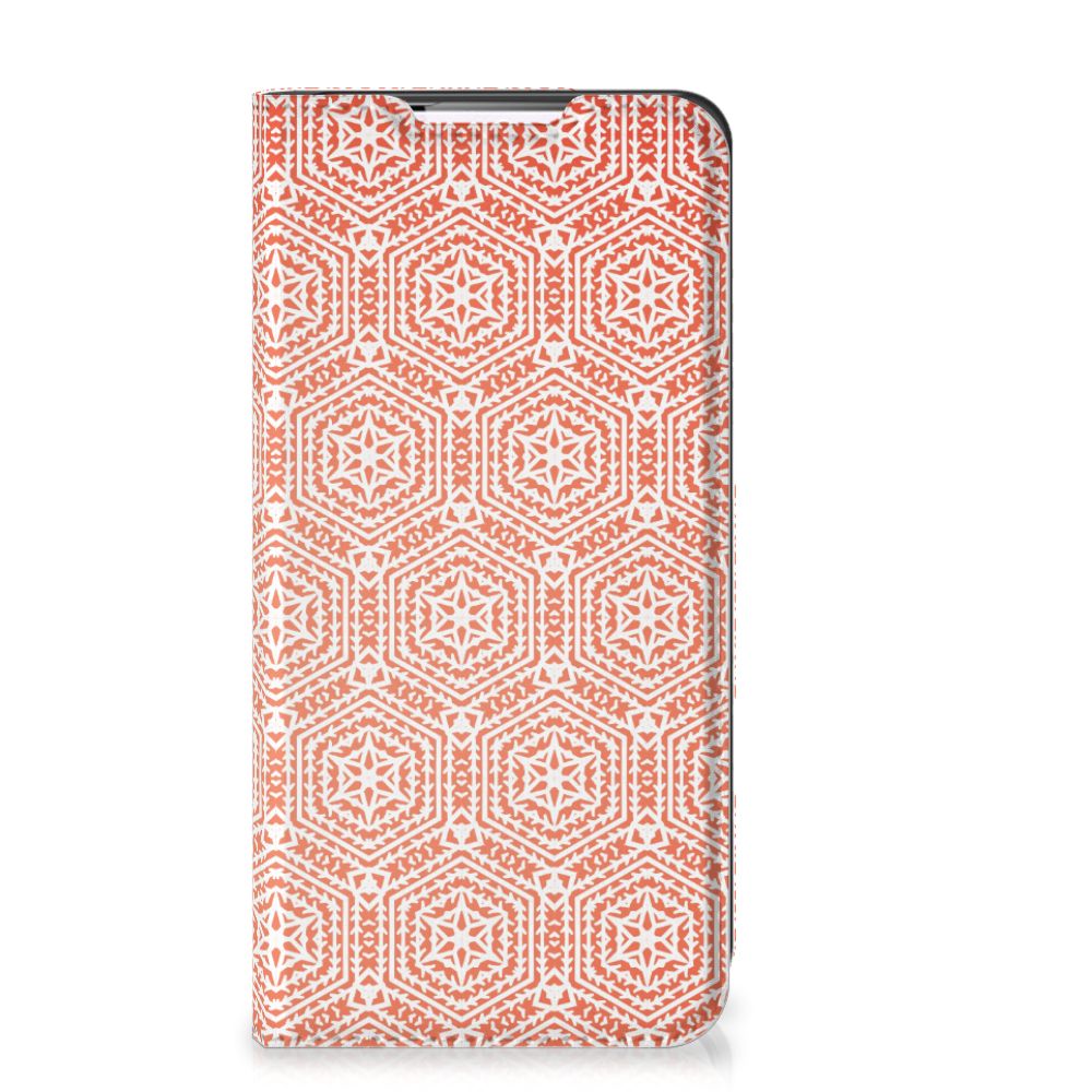 Samsung Galaxy S22 Hoesje met Magneet Pattern Orange - B2C Telecom