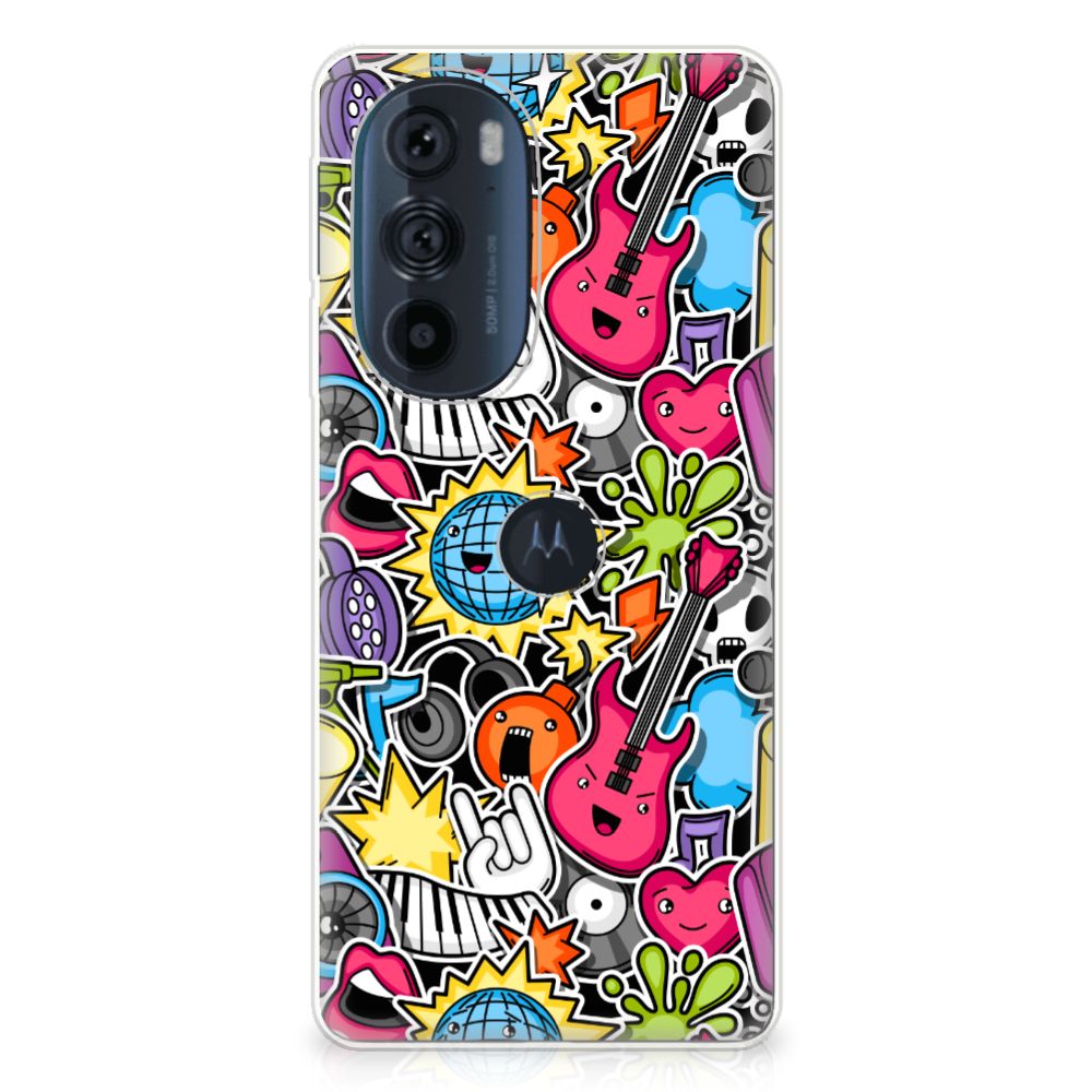 Motorola Edge 30 Pro Silicone Back Cover Punk Rock B2C Telecom