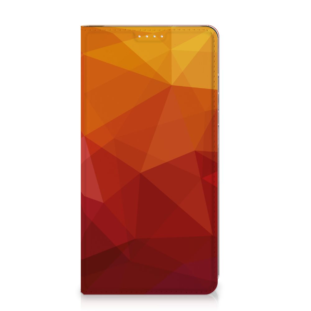 Stand Case voor Samsung Galaxy S23 Plus Polygon Red - B2C Telecom