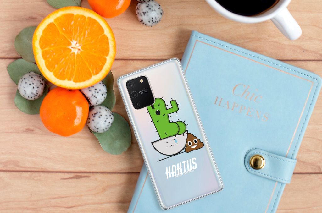 Samsung Galaxy S10 Lite Telefoonhoesje met Naam Cactus Poo B2C Telecom
