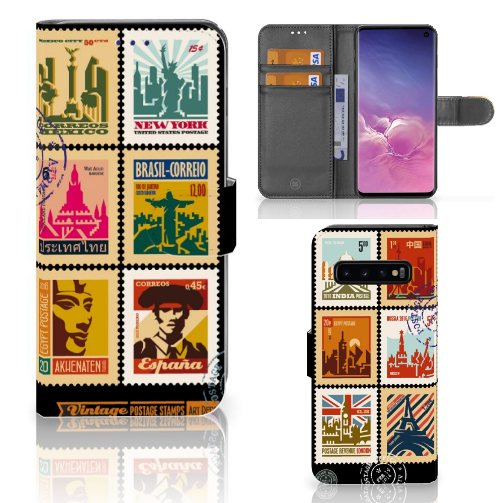Samsung Galaxy S10 Flip Cover Postzegels