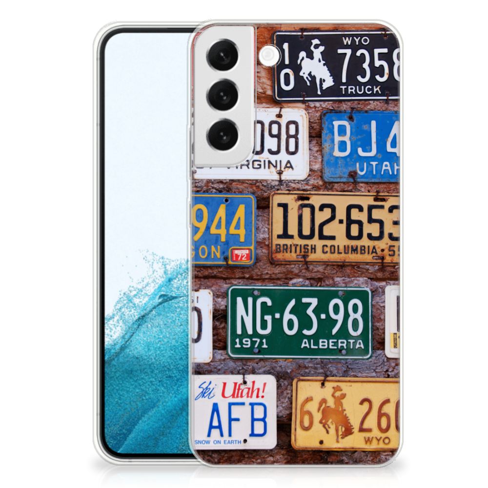 Samsung Galaxy S22 Plus Siliconen Hoesje met foto Kentekenplaten B2C Telecom