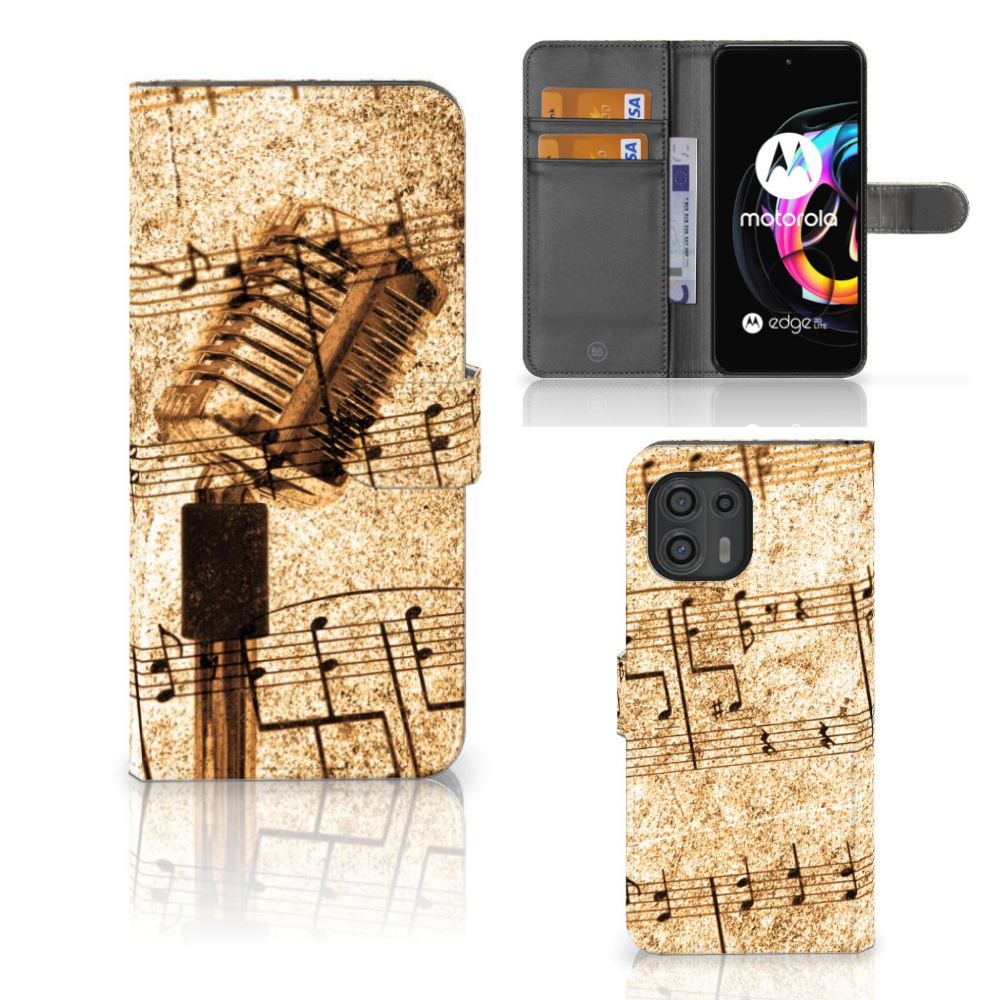 Motorola Edge 20 Lite Telefoonhoesje met foto Bladmuziek