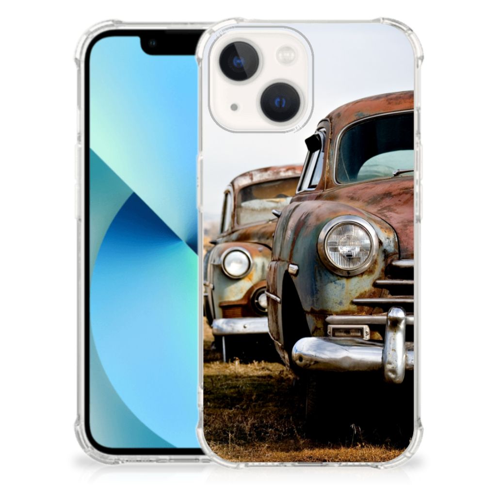 iPhone 13 mini Anti-shock Hoesje met foto Vintage Auto - B2C Telecom