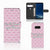 Samsung Galaxy S8 Portemonnee Hoesje Flowers Pink DTMP