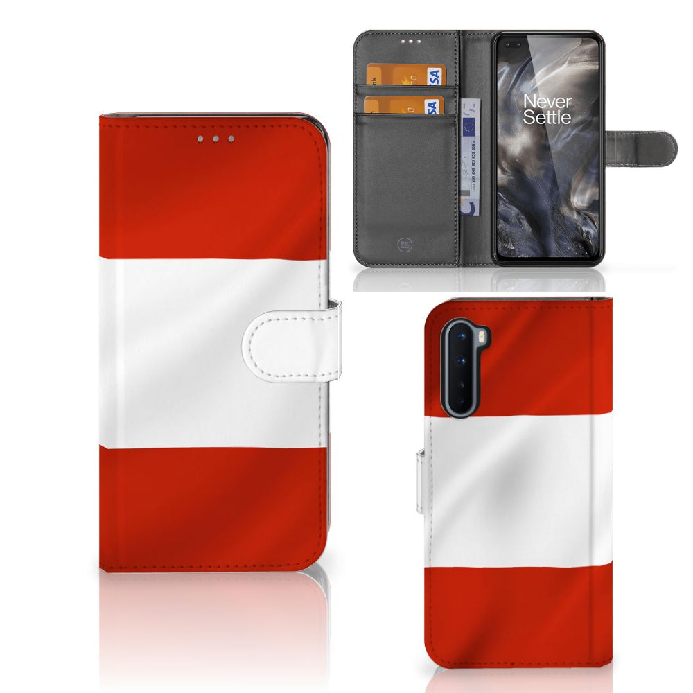 OnePlus Nord Bookstyle Case Oostenrijk
