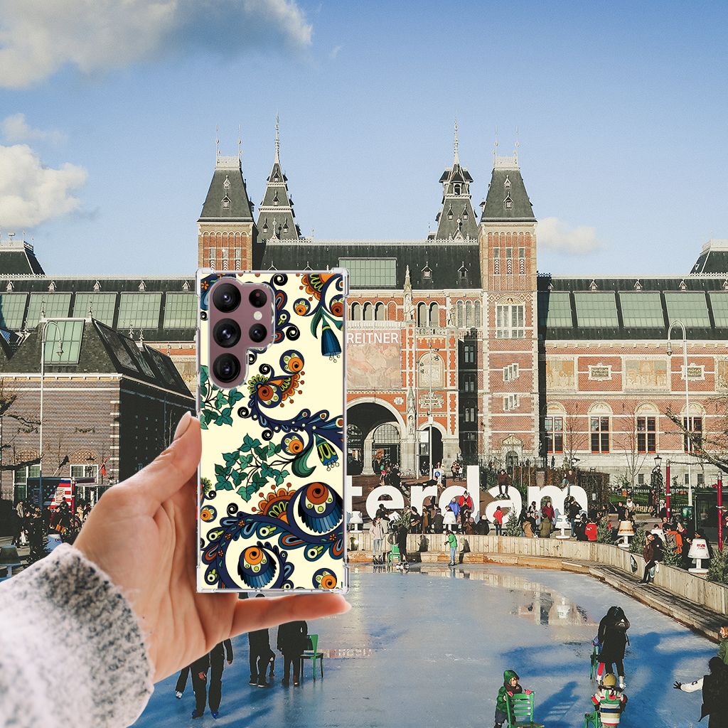 Anti Shock Case Samsung Galaxy S23 Ultra Barok Flower B2C Telecom