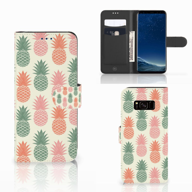 Samsung Galaxy S8 Book Cover Ananas