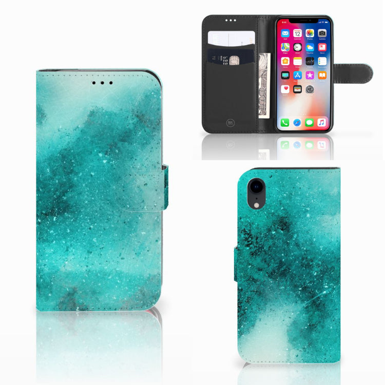 Hoesje Apple iPhone Xr Painting Blue
