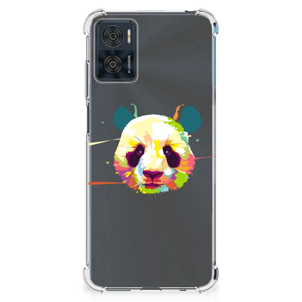 Motorola Moto E22 | E22i Stevig Bumper Hoesje Panda Color B2C Telecom