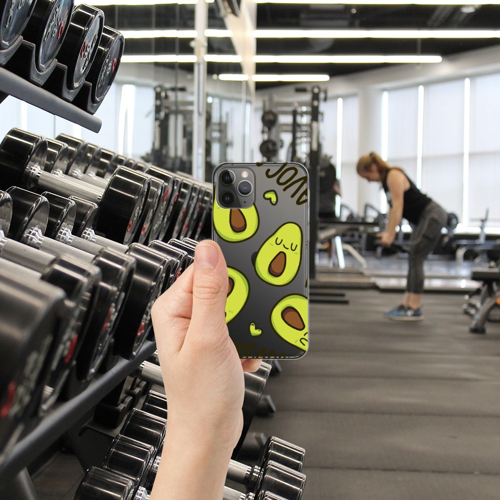 Apple iPhone 11 Pro Telefoonhoesje met Naam Avocado Singing