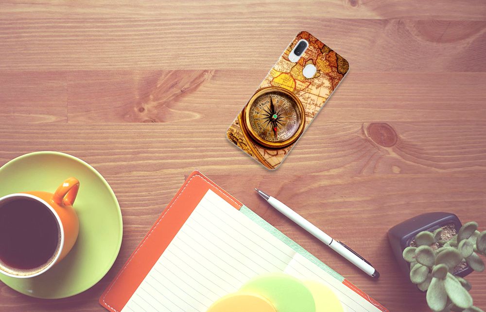 Samsung Galaxy A20e Siliconen Back Cover Kompas