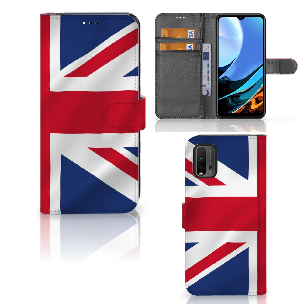 Xiaomi Redmi 9T | Poco M3 Bookstyle Case Groot-Brittannië