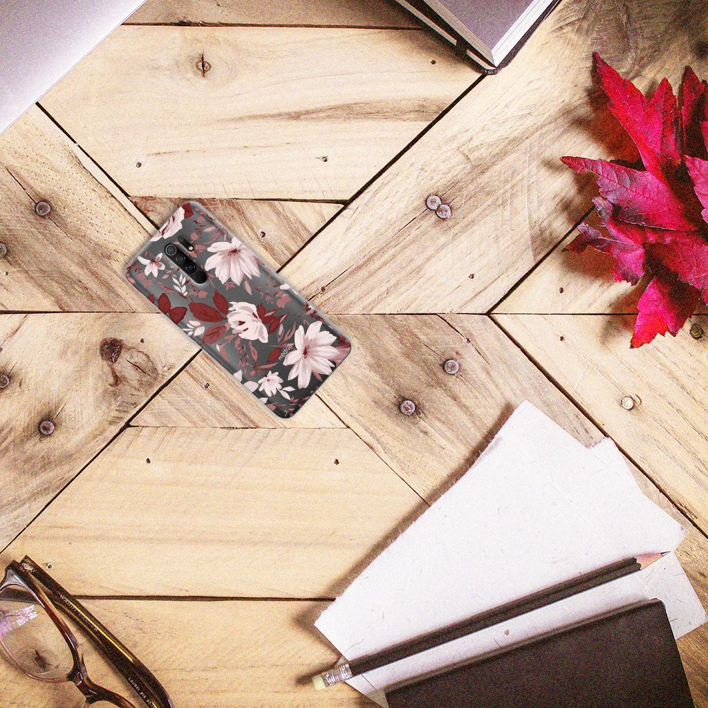 Hoesje maken Xiaomi Redmi 9 Watercolor Flowers B2C Telecom