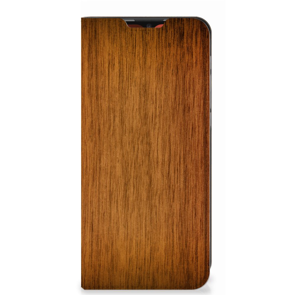 Motorola Moto E7 Power | E7i Power Book Wallet Case Donker Hout - B2C Telecom